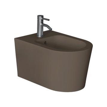 Bidet Salenzi Form Square Mat Donkerbruin (exclusief kraan), Ophalen of Verzenden, Overige typen