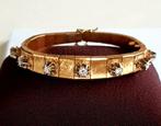 Armband 18K geel goud -  1.31 tw. Diamant  (Natuurlijk), Handtassen en Accessoires, Antieke sieraden