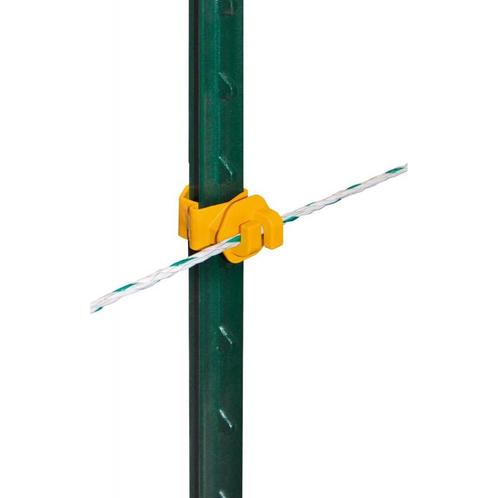 T-post rope insulator, yellow - kerbl, Dieren en Toebehoren, Stalling en Weidegang