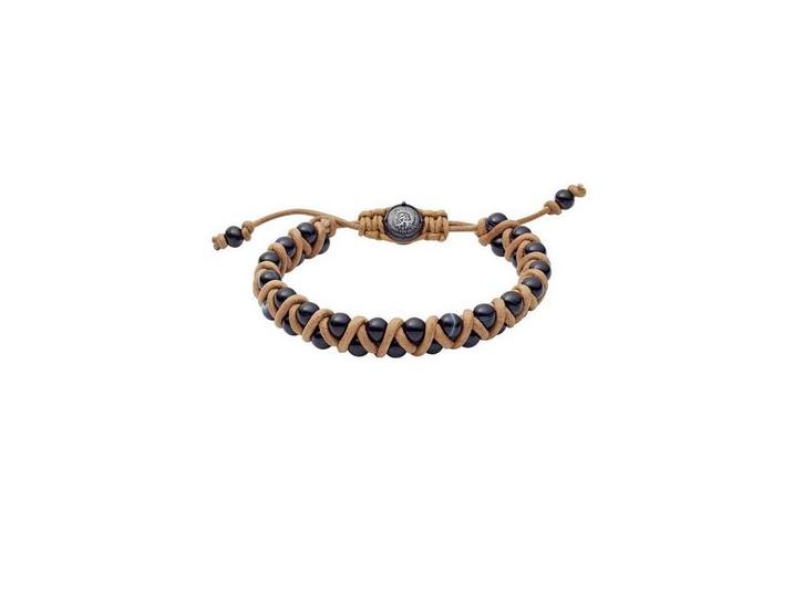 Diesel DX1111001 - Armband - Voor heren - Zwart/bruin, Kleding | Heren, Overige Herenkleding, Nieuw, Verzenden