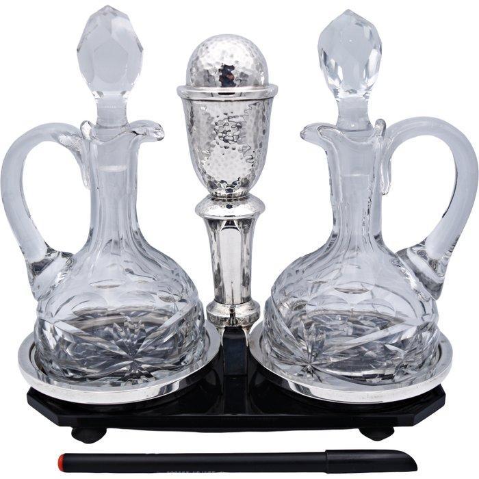 Ensemble de burettes - Argent 925, Antiquités & Art, Antiquités | Argent & Or