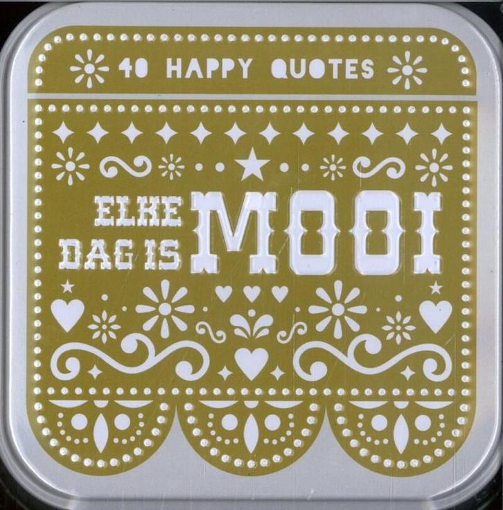 Happy quotes - Elke dag is mooi 9789464083200, Boeken, Stripverhalen, Gelezen, Verzenden
