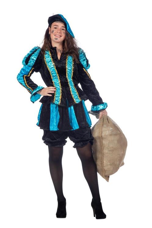 Pietenpak Dames Blauw, Hobby en Vrije tijd, Feestartikelen, Nieuw, Verzenden