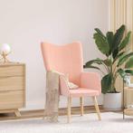 vidaXL Ontspanningsstoel Roze 62 x 67 x 95.5 cm Stof, Huis en Inrichting, Fauteuils, Verzenden, Nieuw