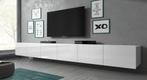 TV-Meubel Hoogglans Wit - Hangend of staand - 300x32x43 cm, Huis en Inrichting, Kasten |Televisiemeubels, Nieuw, Overige materialen