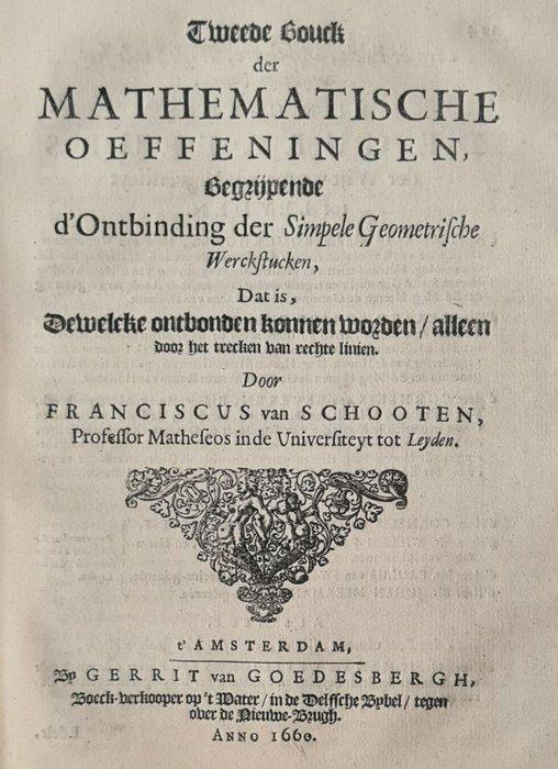 Frans van Schooten, Christiaan Huygens - Mathematische, Antiek en Kunst, Antiek | Boeken en Manuscripten