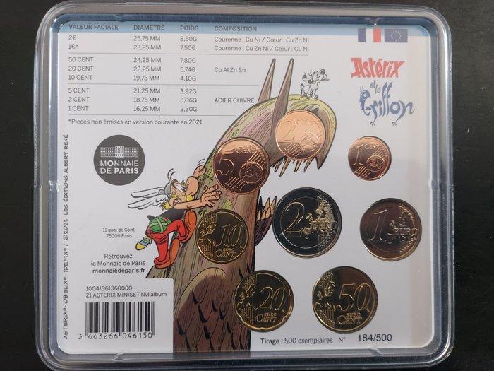 Frankrijk. Year Set (BU) 2022 Asterix - Griffon (Zonder, Postzegels en Munten, Munten | Europa | Euromunten