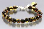 Barnsteen - Rare Green Amber Bracelet – Genuine Baltic Amber, Antiek en Kunst
