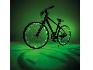 Veiling - Wheely Bright groene fietsverlichting voor wielen beschikbaar voor biedingen