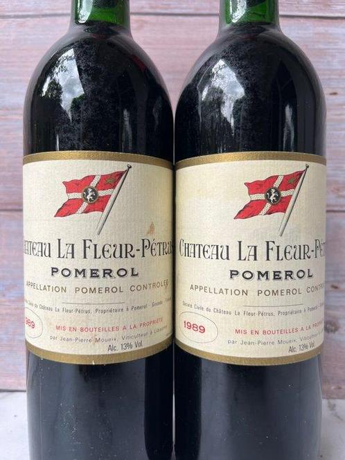 1989 Chateau La Fleur-Petrus - Pomerol - 2 Flessen (0.75, Verzamelen, Wijnen