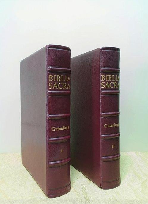 Biblia Sacra - Fac-simile of the Gutenberg Bible - 1961, Antiek en Kunst, Antiek | Boeken en Manuscripten