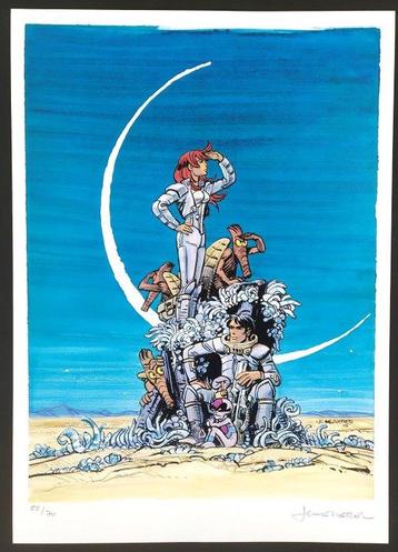 Mézières, Jean-Claude - 1 Offset Print - Valerian et