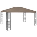 vidaXL BelvÃ©dÃ¨re 4x3 m Taupe, Verzenden