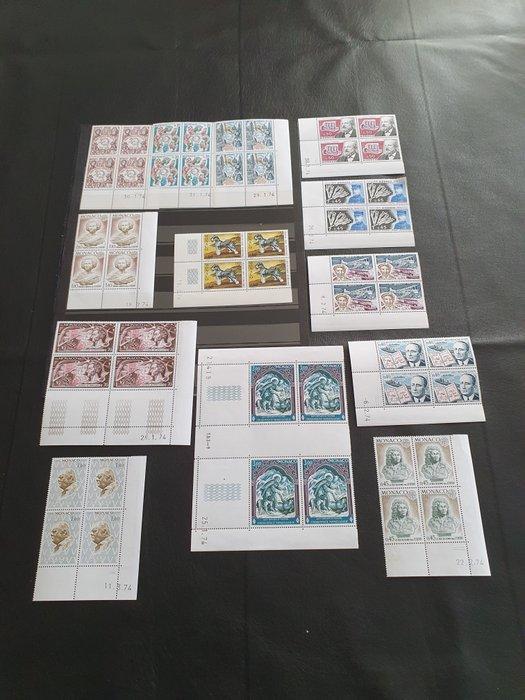 Monaco 1970/1985 - Monaco, belangrijk lot, bloc/4, CD en, Postzegels en Munten, Postzegels | Europa | Frankrijk