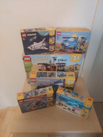 Lego Set - Creator, Creator 3in1 - Londen, spaceshutle, beschikbaar voor biedingen