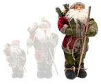 Kerstman staand rood/groen 60 cm - Kerstman pop kopen - kers