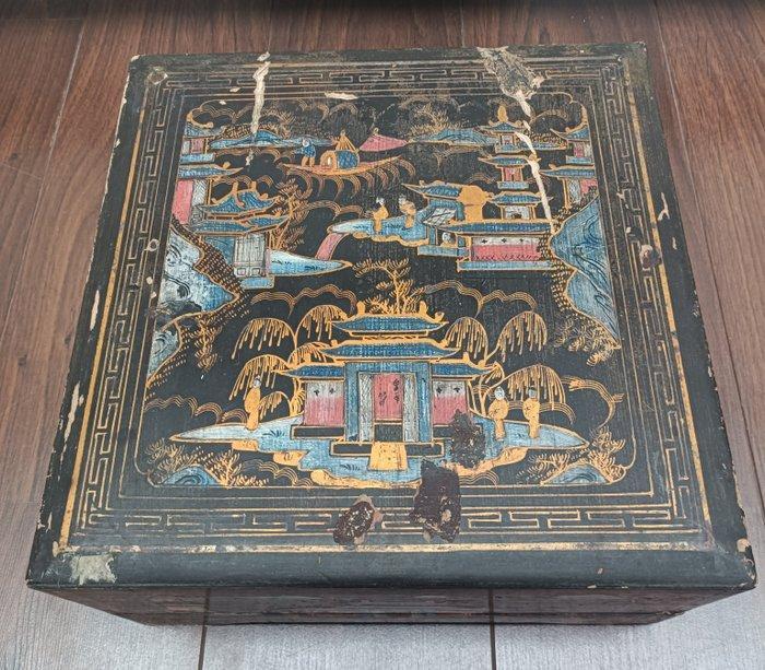 Doos - Hout, Antiek en Kunst, Antiek | Overige Antiek