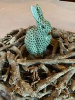 Herend - Beeldje - Rabbit - Biscuit porselein, Antiek en Kunst