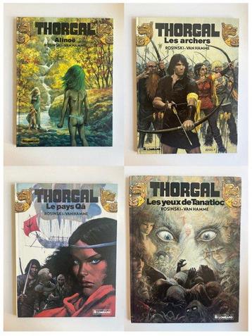 Thorgal T8 à T11 - 4x C - 4 Album - Eerste druk - 1985/1986