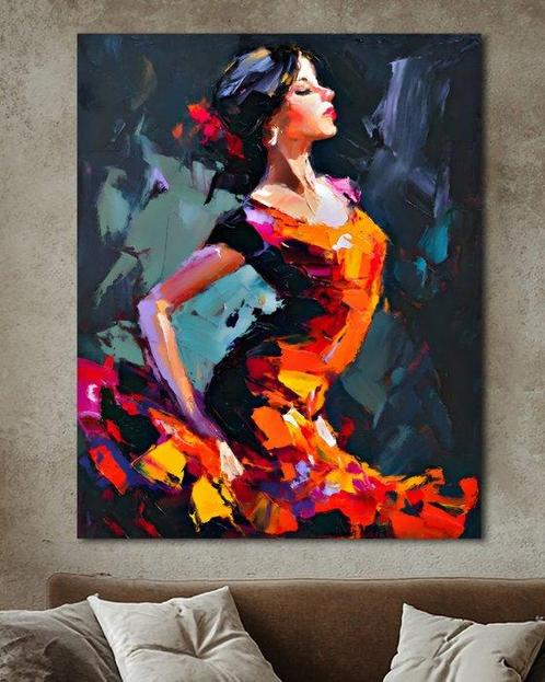 Michael Mey - Flamenco Passion - XL, Antiek en Kunst, Kunst | Schilderijen | Modern