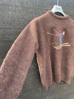 Zeldzame vintage wollen trui met skiër - Pull-over - Vintage, Nieuw