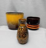 Scheurich, Bay-Keramik - Vaas - Creamware - Drie vintage, Antiek en Kunst