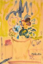 Gino Meloni (Varese 1906 - Lissone 1989) - vaso di fiori, Antiek en Kunst, Kunst | Schilderijen | Modern