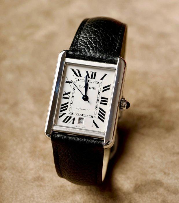 Cartier - Tank Solo XL - 3800 - Heren - 2010-2020, Handtassen en Accessoires, Horloges | Heren