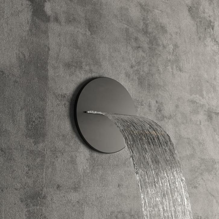 Cascade Salenzi Giro Inbouw Watervaluitloop Mat Zwart, Bricolage & Construction, Sanitaire, Enlèvement ou Envoi