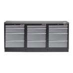 Werkbank set met MDF werkblad met RVS plaat omkleed - 12, Doe-het-zelf en Bouw, Ophalen of Verzenden, Nieuw