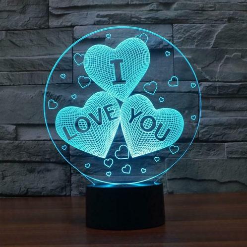 LED Sfeerverlichting Love You - Touch-bediening 21, Maison & Meubles, Lampes | Autre, Envoi