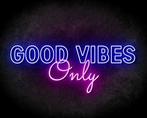 GOOD VIBES ONLY DELUXE neon verlichting sign, Verzenden