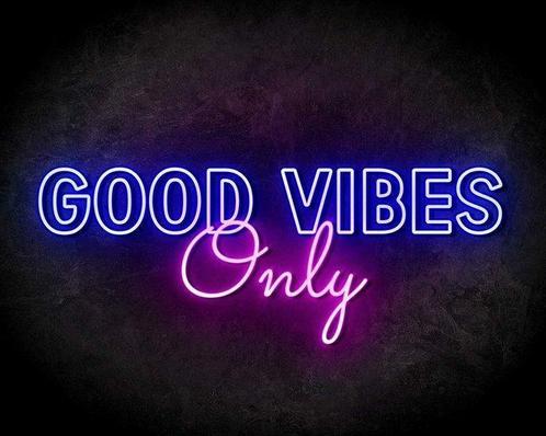 GOOD VIBES ONLY DELUXE neon verlichting sign, Zakelijke goederen, Horeca | Overige, Verzenden