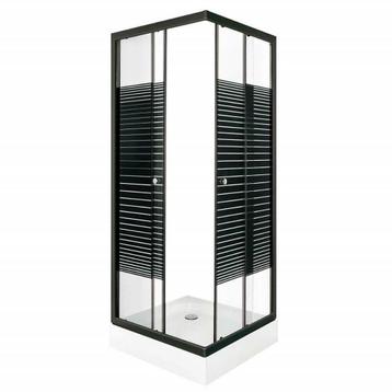 Sanifun douchecabine Gale 90 x 90 HT Black.