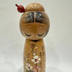 Sculpture, Creative Kokeshi Doll, Vintage Wooden Sosaku