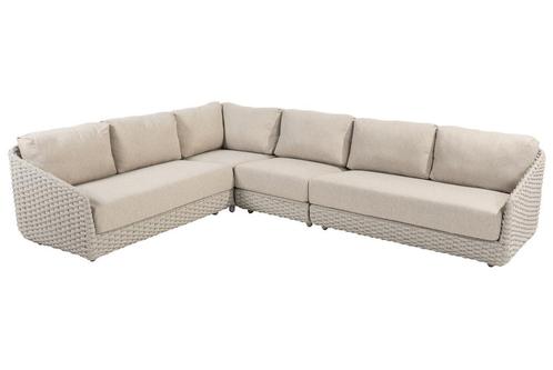4 Seasons Outdoor Casanova hoek loungebank latte XL SALE |, Tuin en Terras, Tuinsets en Loungesets