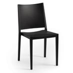Stoel | Kunststof | Zwart | In-/Outdoor | 450x540x830(h)mm, Zakelijke goederen, Verzenden, Nieuw in verpakking