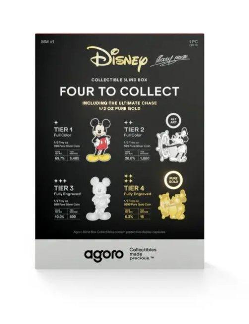 Niue. 2 Dollars 2025 – Disney Blind Box: Mickey Mouse & Gold, Postzegels en Munten, Munten | Europa | Niet-Euromunten