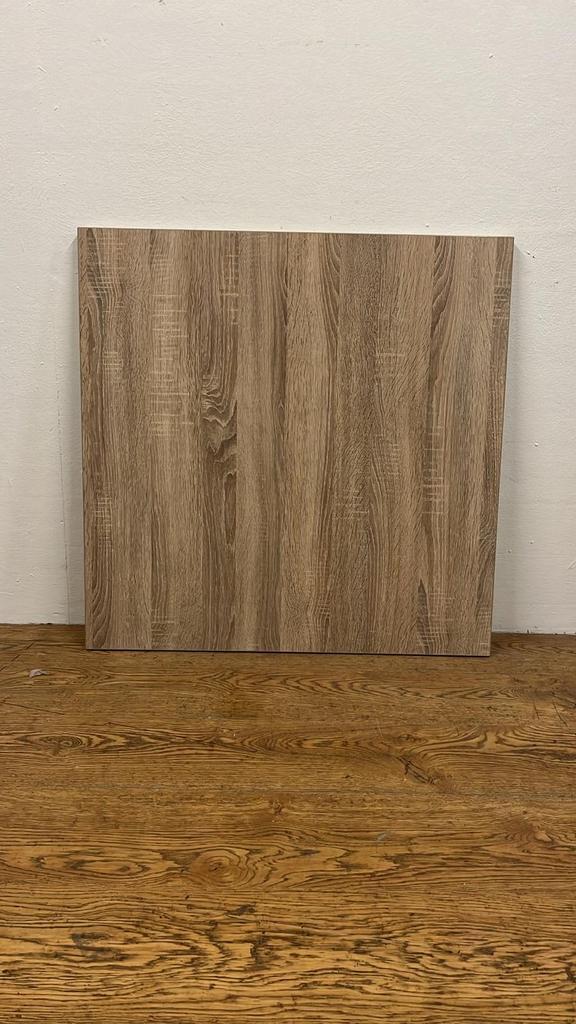 Gebruikte Tafelblad (80x80cm) - TB1088- Vintage/Café, Huis en Inrichting, Tafelonderdelen, Ophalen