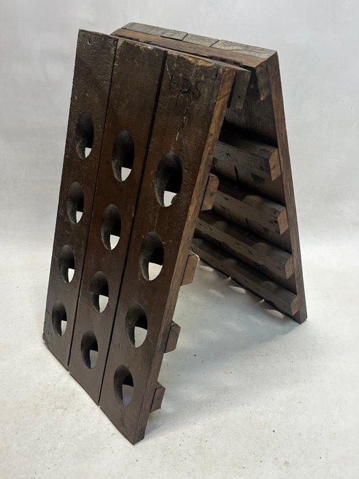 Porte-bouteilles - Bois, Chêne, pupitre - râtelier à vin ou, Antiek en Kunst, Curiosa en Brocante