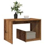 vidaXL Bijzettafel 59x36x38 cm bewerkt hout oud houtkleurig, Huis en Inrichting, Tafels | Bijzettafels, Verzenden, Nieuw