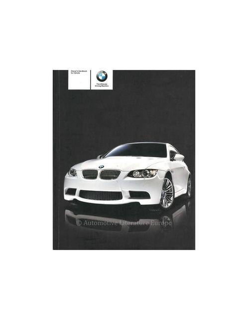 2008 BMW M3 COUPE & CABRIOLET INSTRUCTIEBOEKJE ENGELS, Auto diversen, Handleidingen en Instructieboekjes, Ophalen of Verzenden