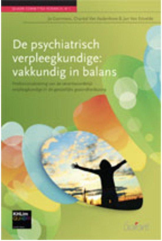 De psychiatrisch verpleegkundige vakkundig in balans /, Livres, Livres Autre, Envoi