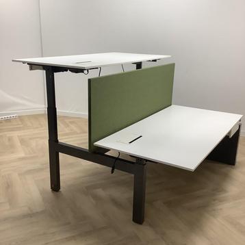 Tweedehands Vepa Zit-sta elektrisch Duo bureau (2 x 180x90, Stabureau