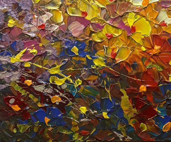 Janusz Kik (1956) - Prairie Fleurie, Antiek en Kunst, Kunst | Schilderijen | Klassiek