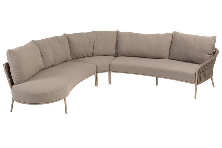 4 Seasons Outdoor Comino hoek loungebank latte SALE |, Tuin en Terras, Tuinsets en Loungesets