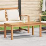 vidaXL Tuin Tafel Bruin 95 x 45 x 40 cm Massief teakhout, Tuin en Terras, Tuinsets en Loungesets, Verzenden, Nieuw