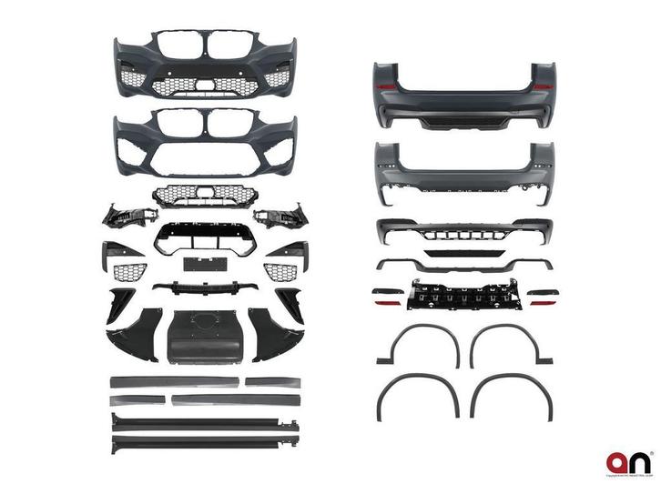EVO M Look Pakket BMW X3 G01 B2254, Auto-onderdelen, Carrosserie, Nieuw, BMW, Voor, Achter, Links, Rechts, Bumper
