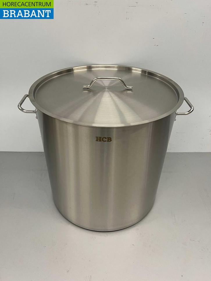 RVS Soeppan Kookpan Pan Inductie 55 x 55 cm 130 liter Horeca, Zakelijke goederen, Horeca | Keukenapparatuur, Ophalen of Verzenden