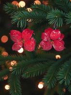 Sculpture, 2 Stelle di Natale in Vetro di Murano - 10 cm -